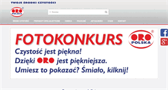 Desktop Screenshot of oro.pl