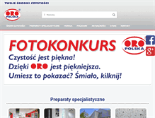 Tablet Screenshot of oro.pl